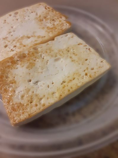 Tofu Fried in Pan